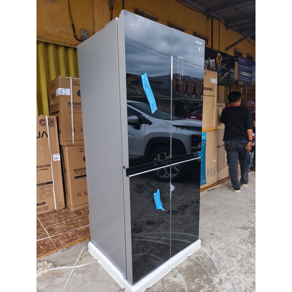 kulkas Sharp SBS 51pg kulkas Sharp side by side