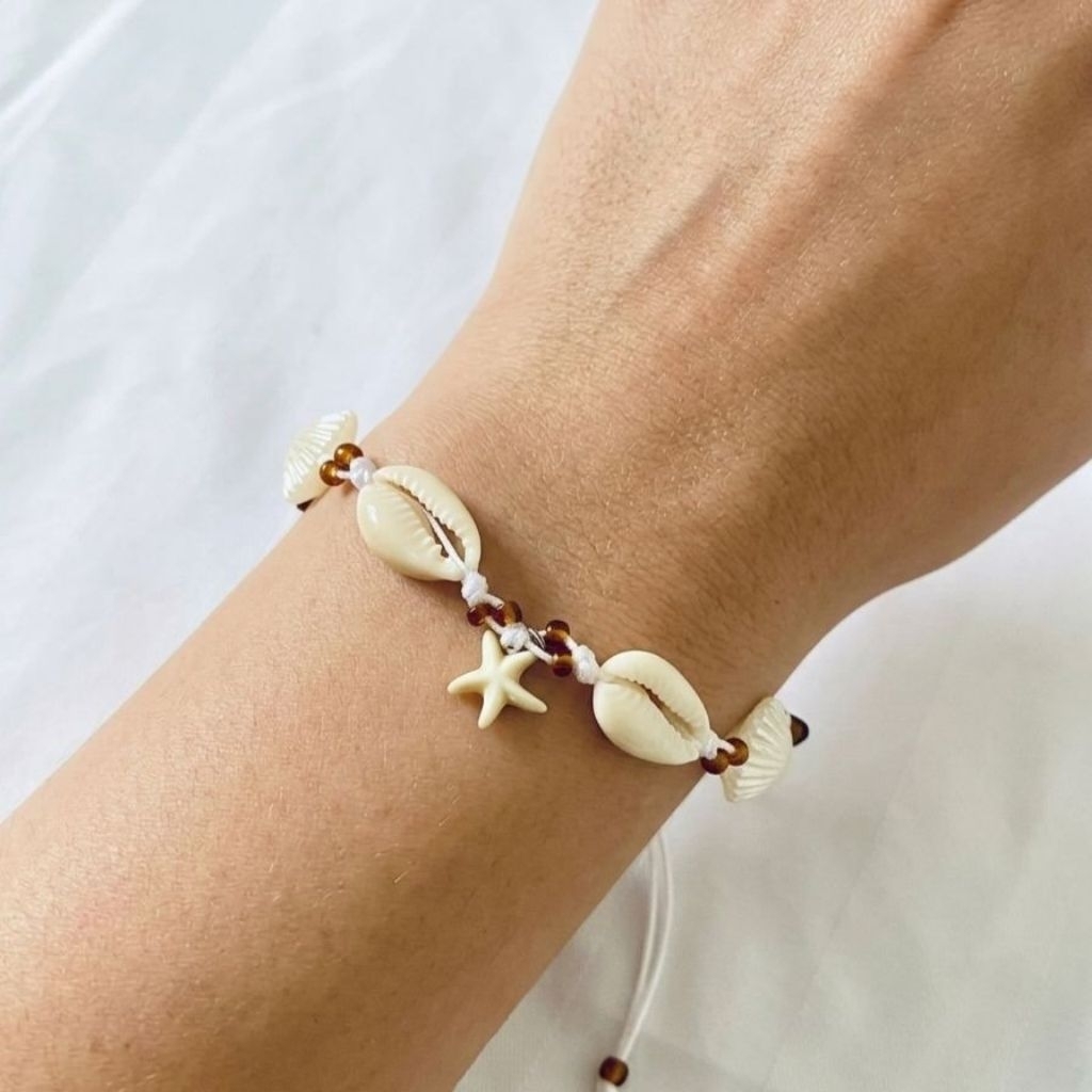 Thalassa Bracellet Series/ Gelang kuwuk kerang laut / gelang kerang charm