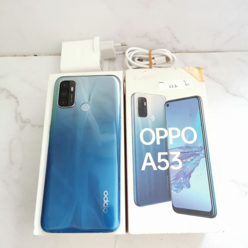 Oppo A53 ram 4GB 64GB Bekas - Fullset Resmi second