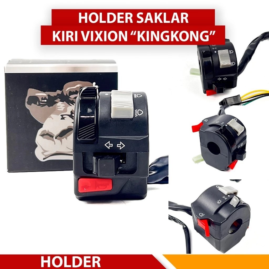 Holder Kiri Vixion hazard saklar vixion hazard saklar kiri rx king new hazard beat vario CB GL DLL