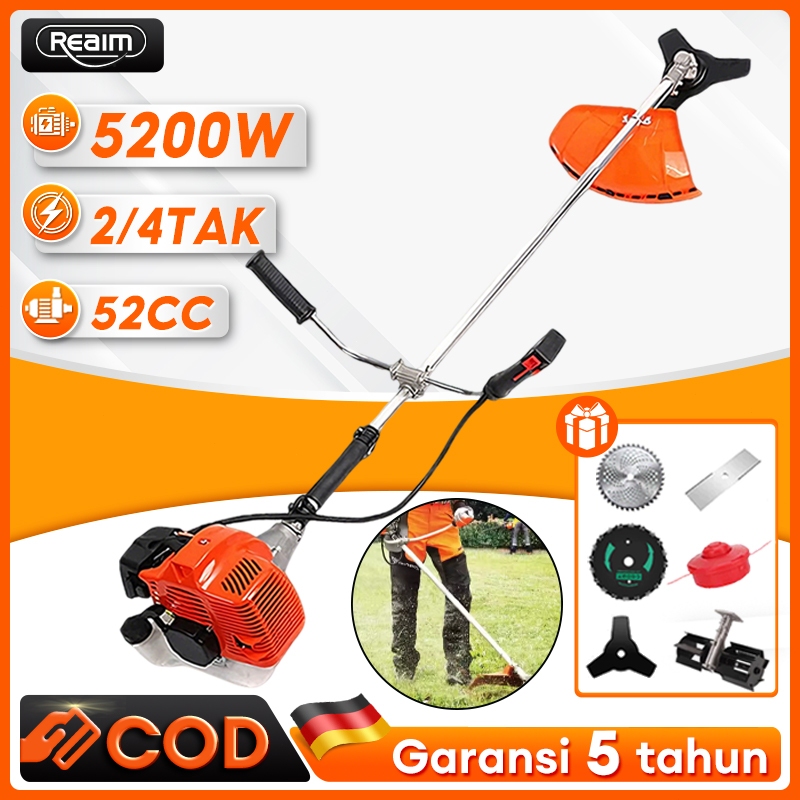 Reaim Mesin Potong Rumput 4 Tak Arit Rumput Mesin Rumput Alat Pencabut Rumput Alat Potong Rumput