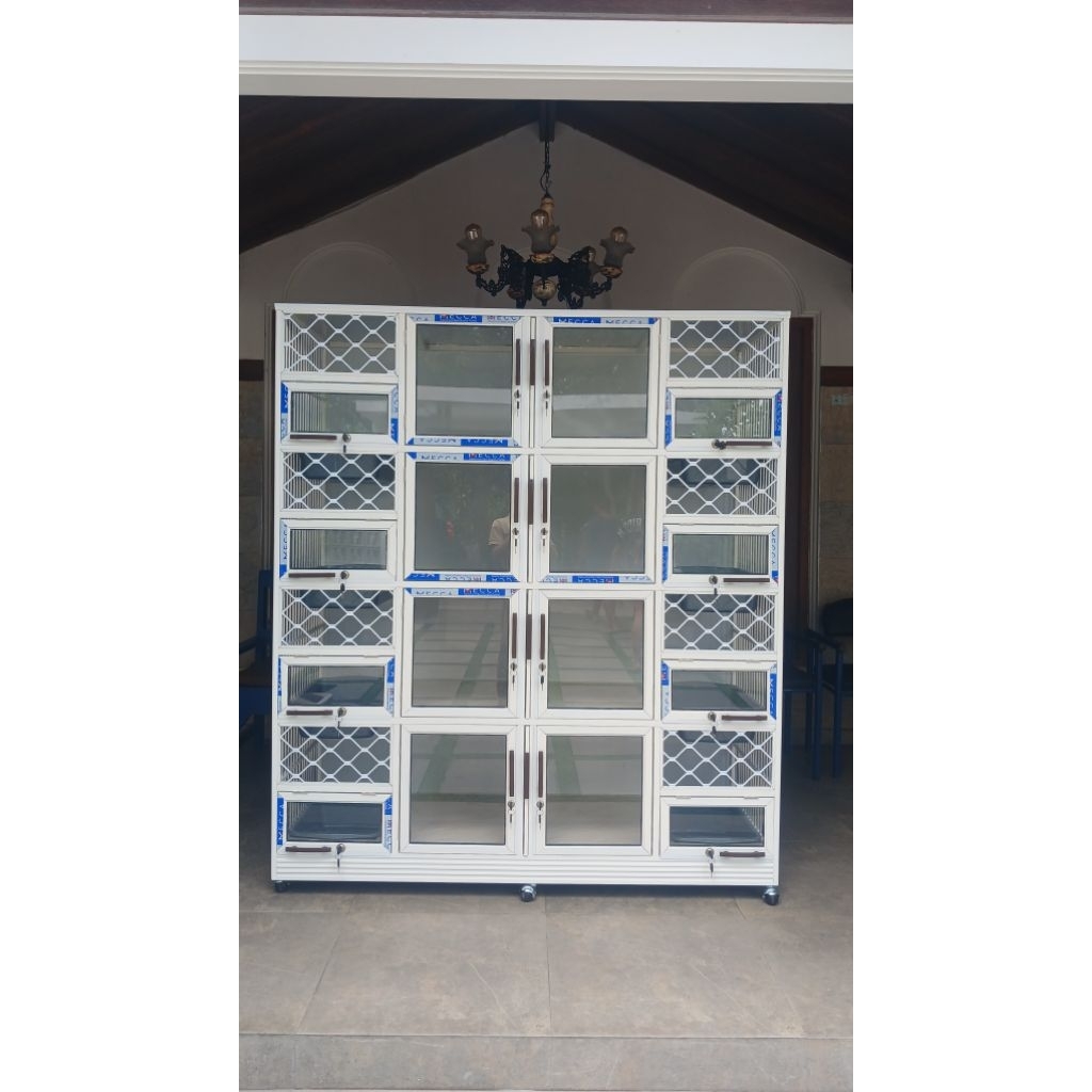 KANDANG ALUMUNIUM EXPANDA 8 KAMAR