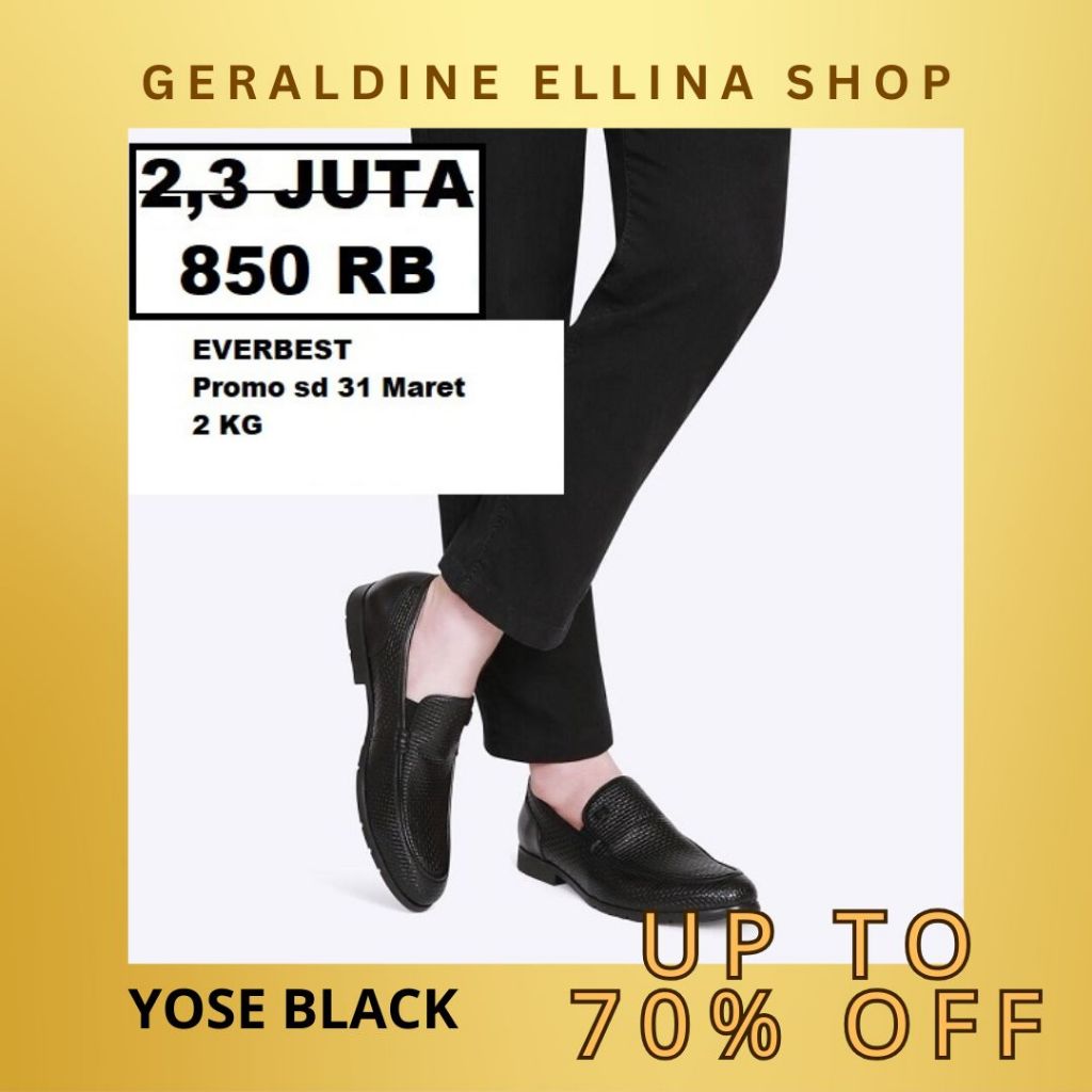 Sepatu EVERBEST pria sale original 100% seri YOSE
