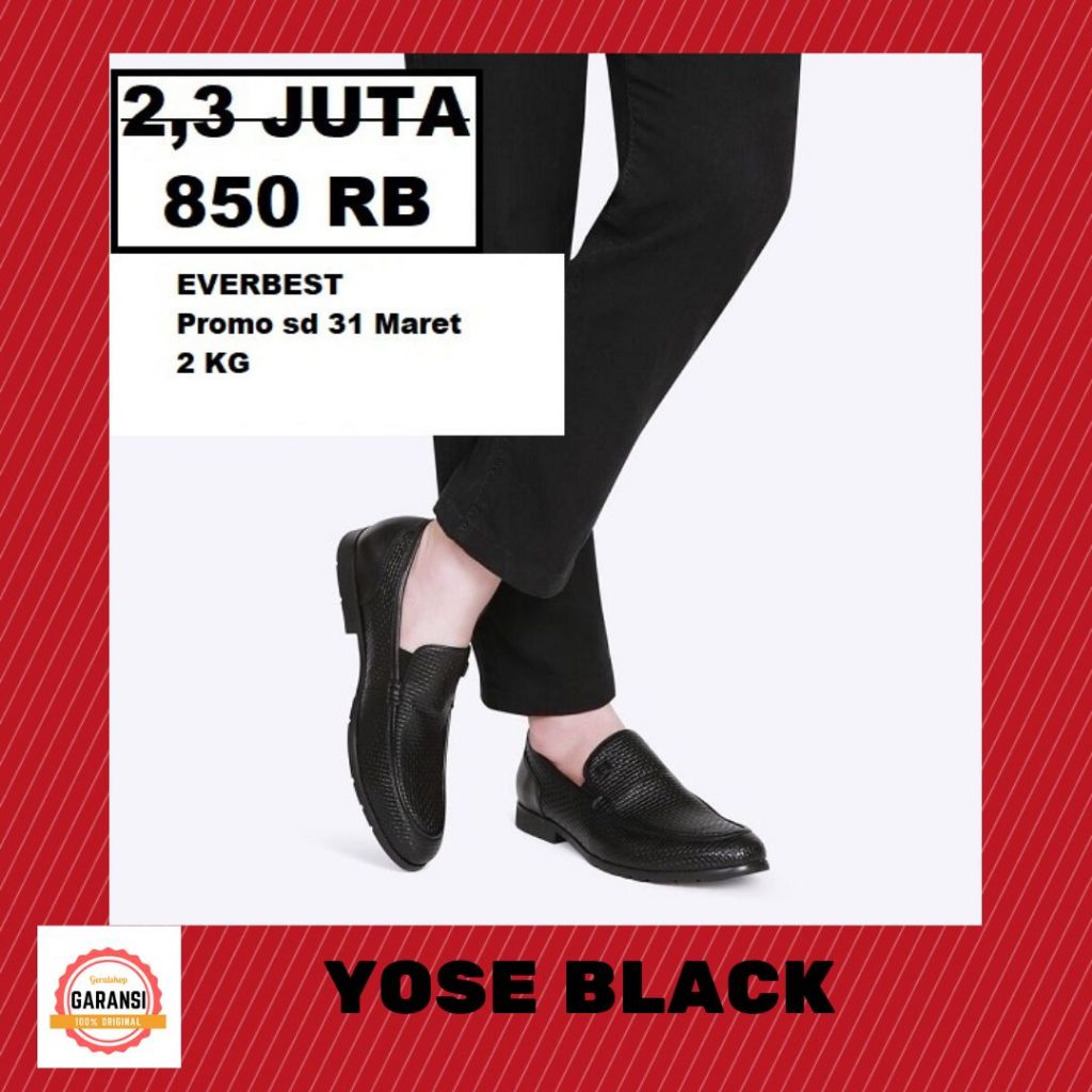 Sepatu EVERBEST pria seri YOSE SALE 100% ORIGINAL