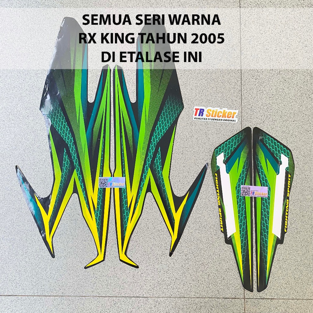 Striping Yamaha RX King 2005 Sticker Lis List Decal Yamaha RX-King 2005 Kualitas Original Laminasi