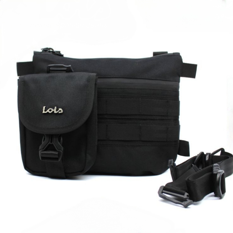 Tas Lois BGL143SB Tas Selempang Samping Pria Bag Kulit Tas Kasual Cowok Original Lois
