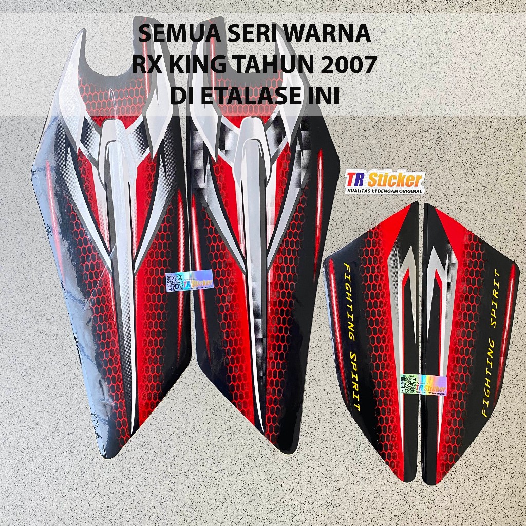 Striping Yamaha RX King 2007 Sticker Lis List Decal Yamaha RX-King 2007 Kualitas Original Laminasi