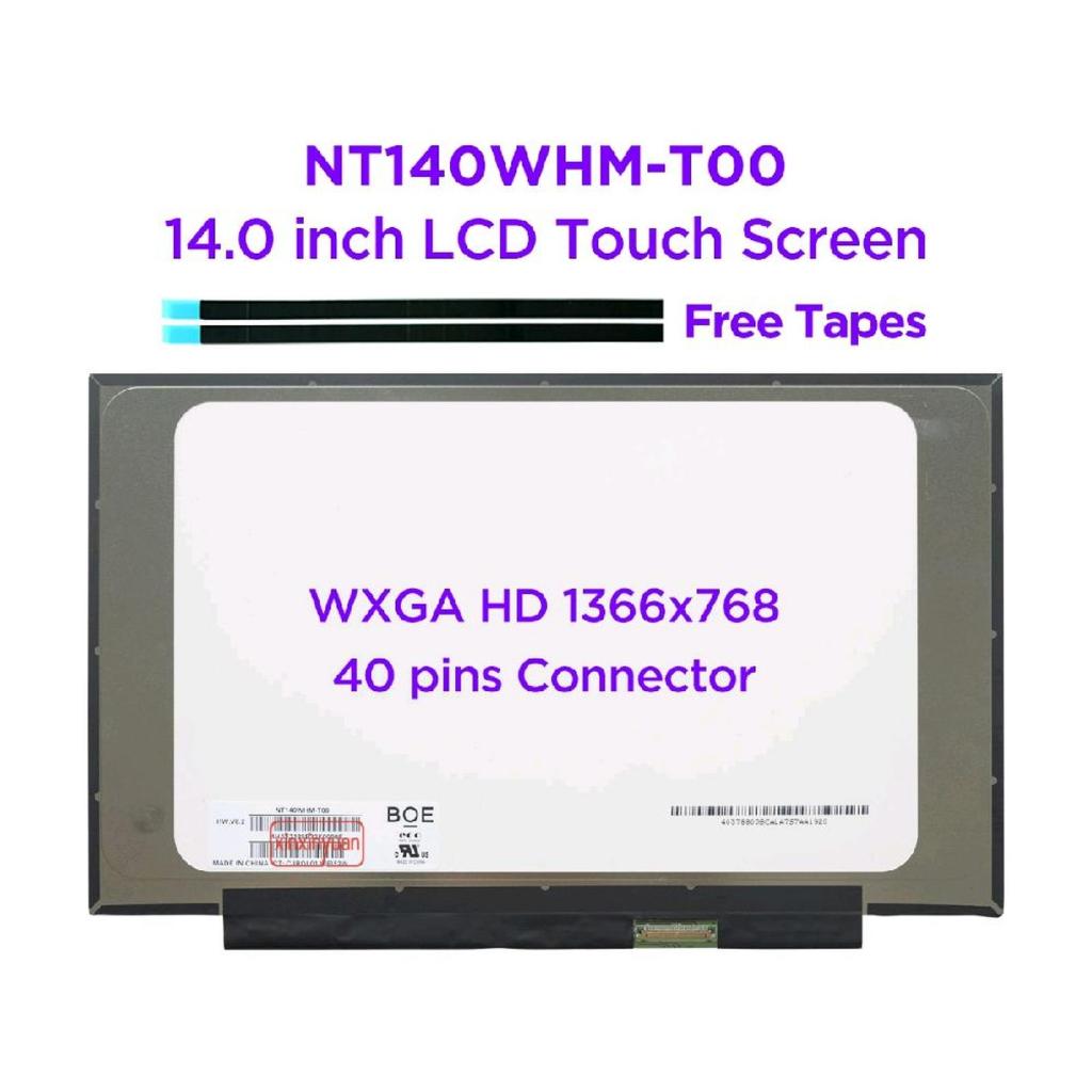 LED LCD NT140WHM-T00 NT140WHM-T04 LAYAR SCREEN MONITOR 14 14INCH CHROMEBOOK 14A 14A-NA0037NR 14A-NA0
