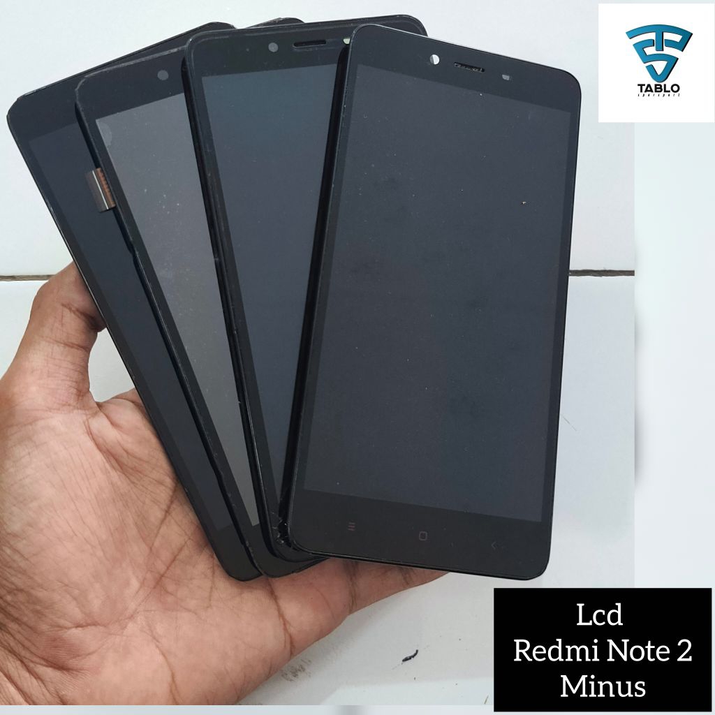 Lcd touchscreen frame Xiaomi note 2 retak normal