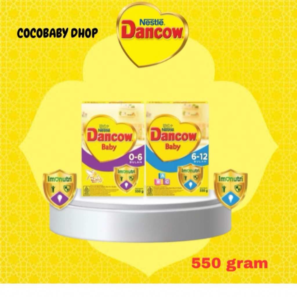 dancow baby 0-6 bulan dan 6-12 bulan 550g