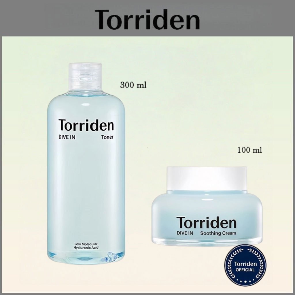 Torriden DIVE IN Toner Low Molecular Hyaluronic Acid TORRIDEN DIVE IN Soothing Cream