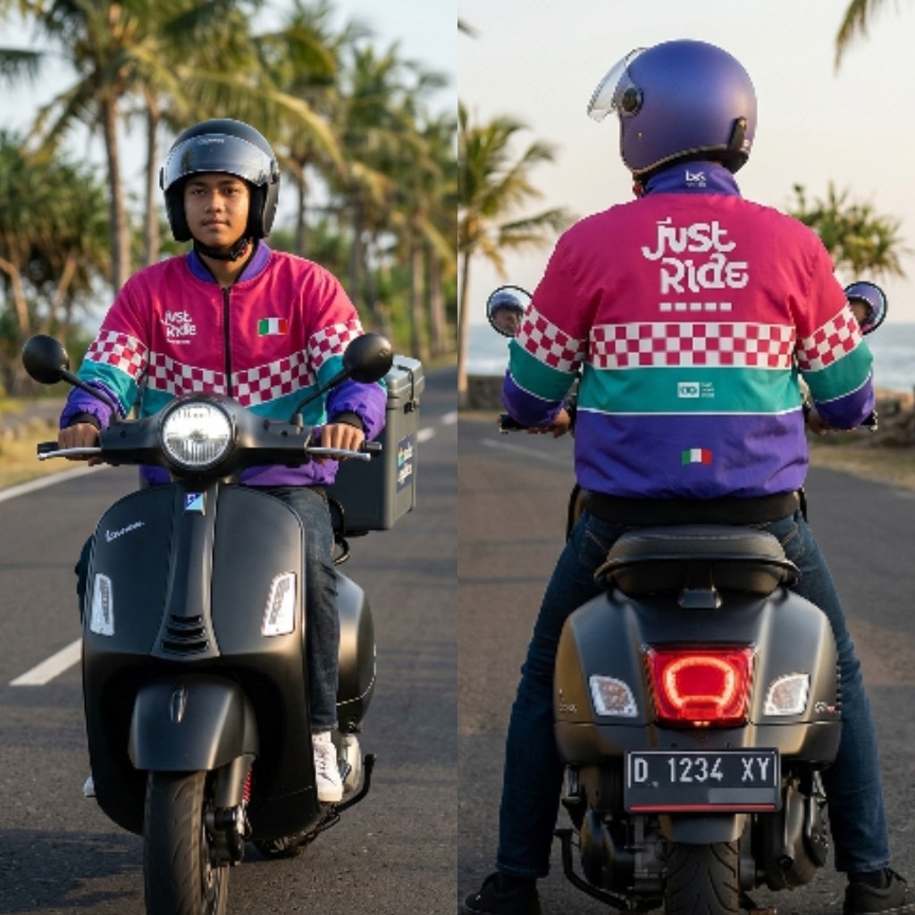 Jaket Parasut Vintage Vespa Matic Stok Terbatas