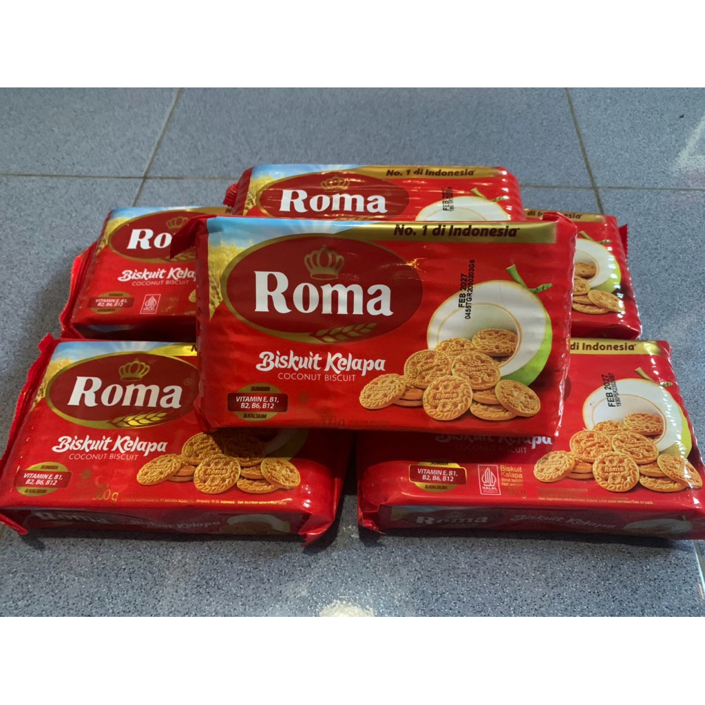(Mama berkah grosir) Biskuit Roma Kelapa 300gr
