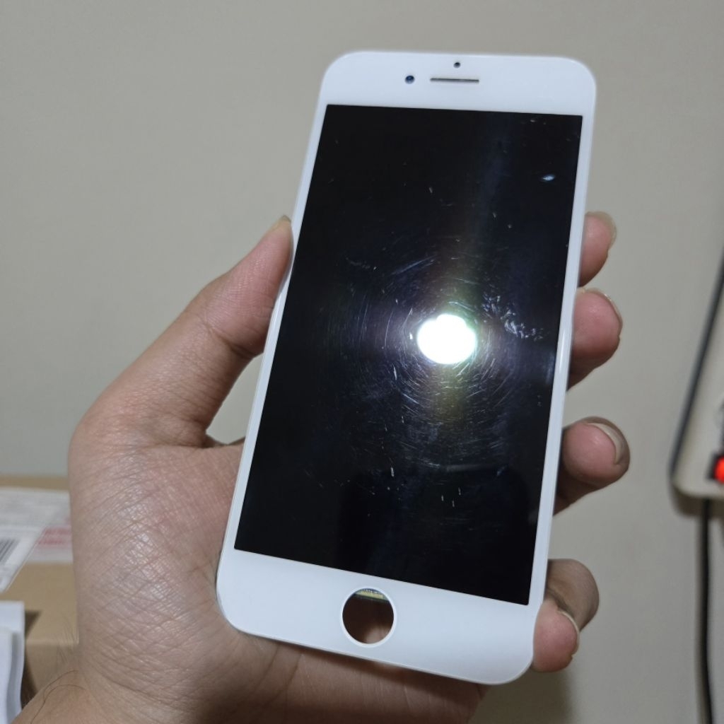 LCD iPhone 7 biasa putih ori 100% copotan normal