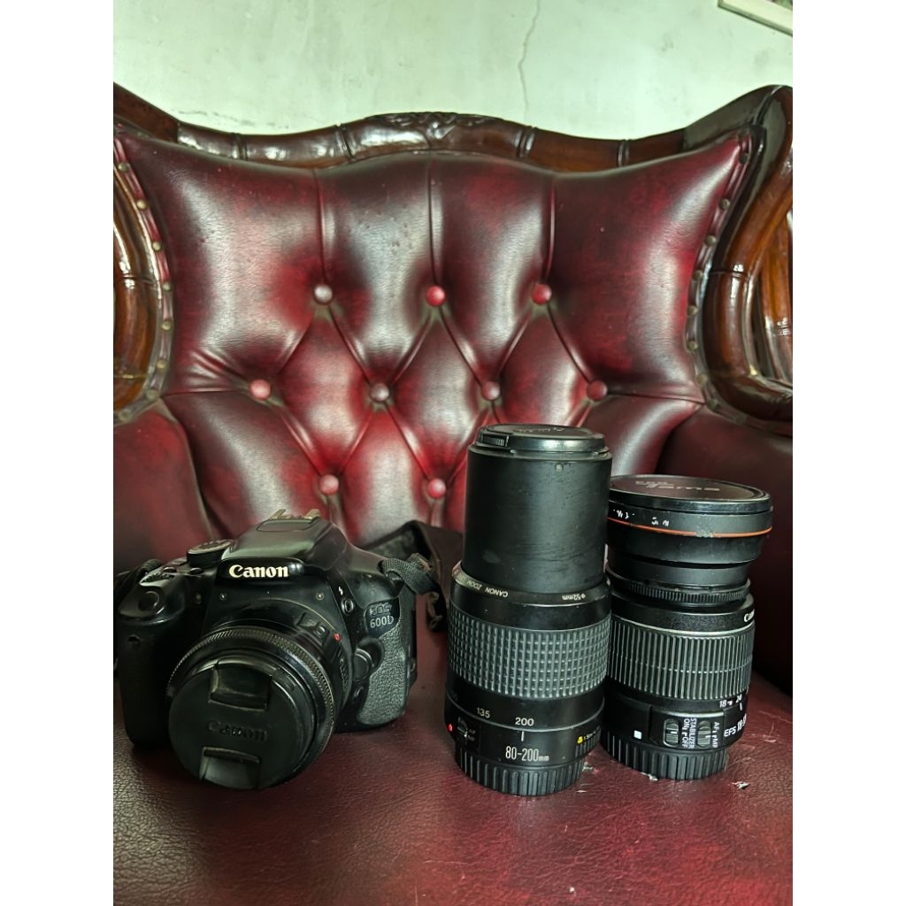 CANON 600D + LENSA TELE , LENSA FIX & LENSA STANDAR