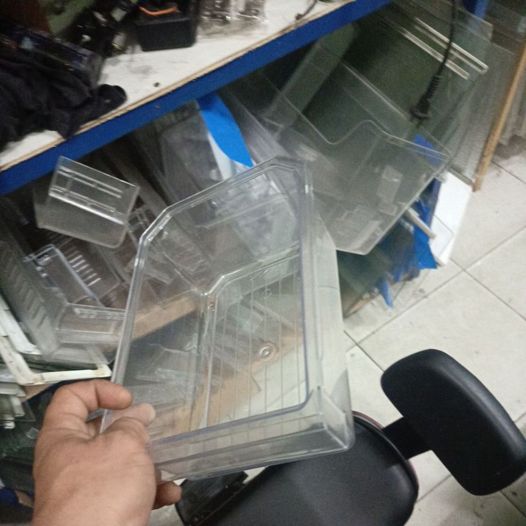 mangkuk ice maker kulkas sharp original barang baru
