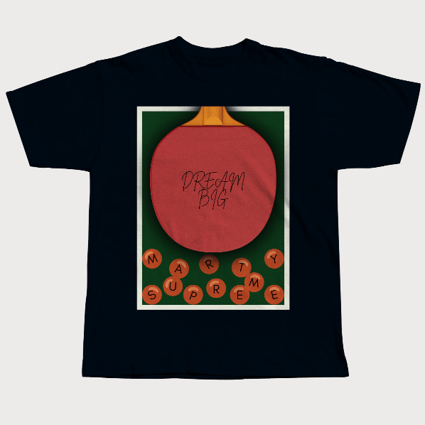 KAOS FILM VINTAGE MARTY SUPREME DESIGN EKSKLUSIF