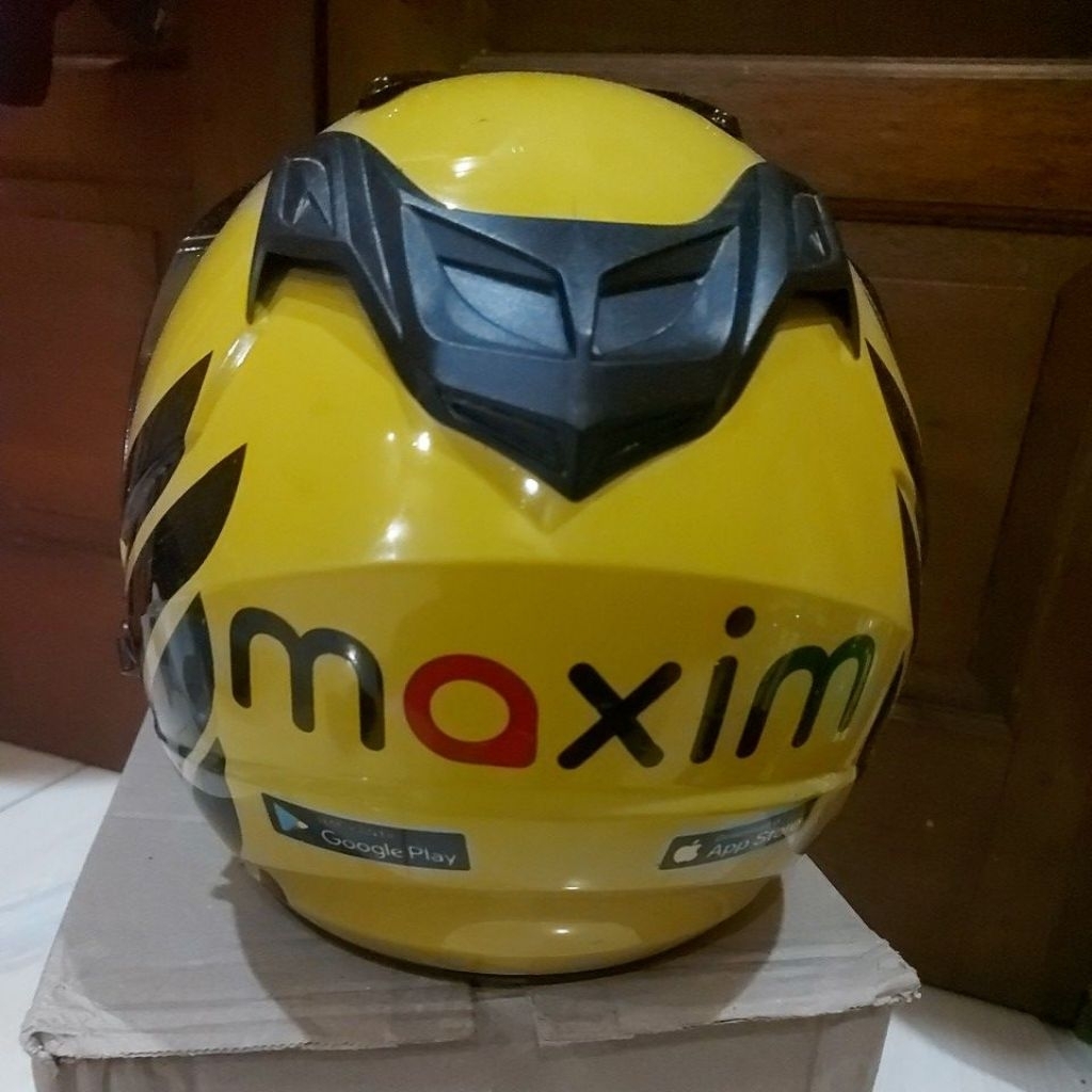 Helm SiKuning Seken Dobel Kaca Murah Meriah