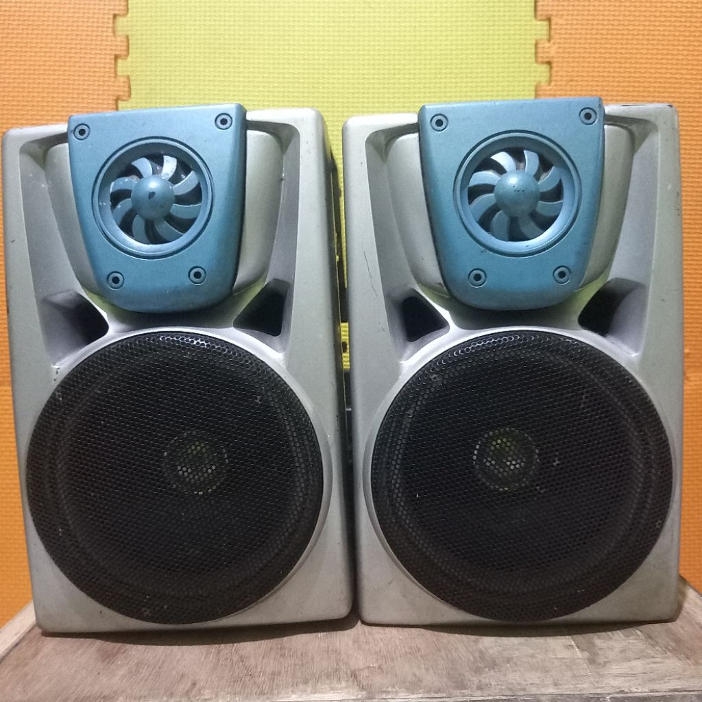 Speaker pasif tanpa head mesin ampli bekas radio compo normal 4 inch