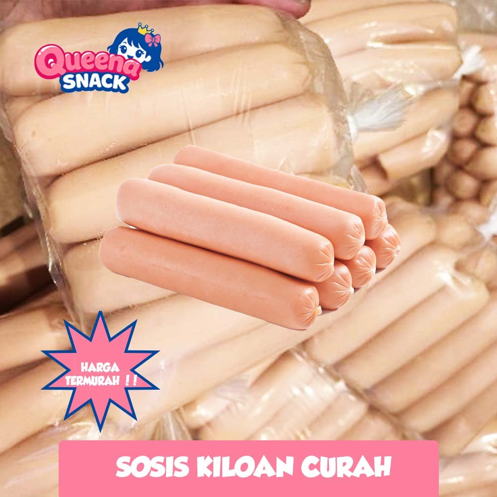 Sosis Kiloan Murah - Sosis Curah - (Termurah) Bergizi, Rendah Lemak, Bebas Alergen