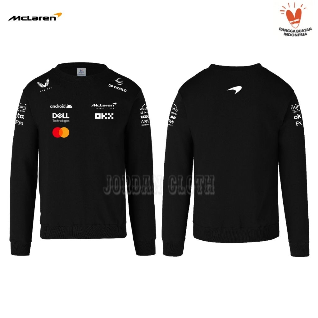 Sweater Jaket Hoodie McLaren Team Balap Racing F1