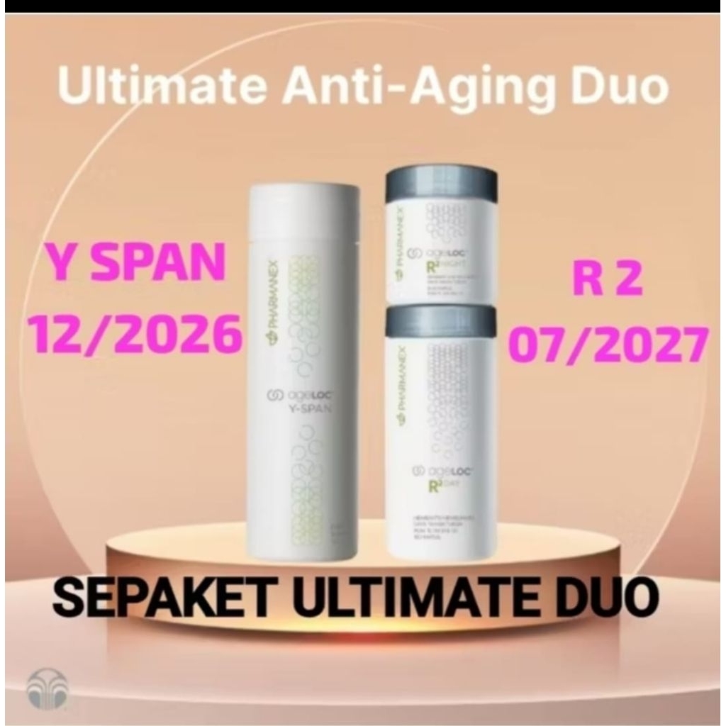 ULTIMATE DUO 1 R2 DAN 1 YSPANN SUPLEMEN ANTI AGING