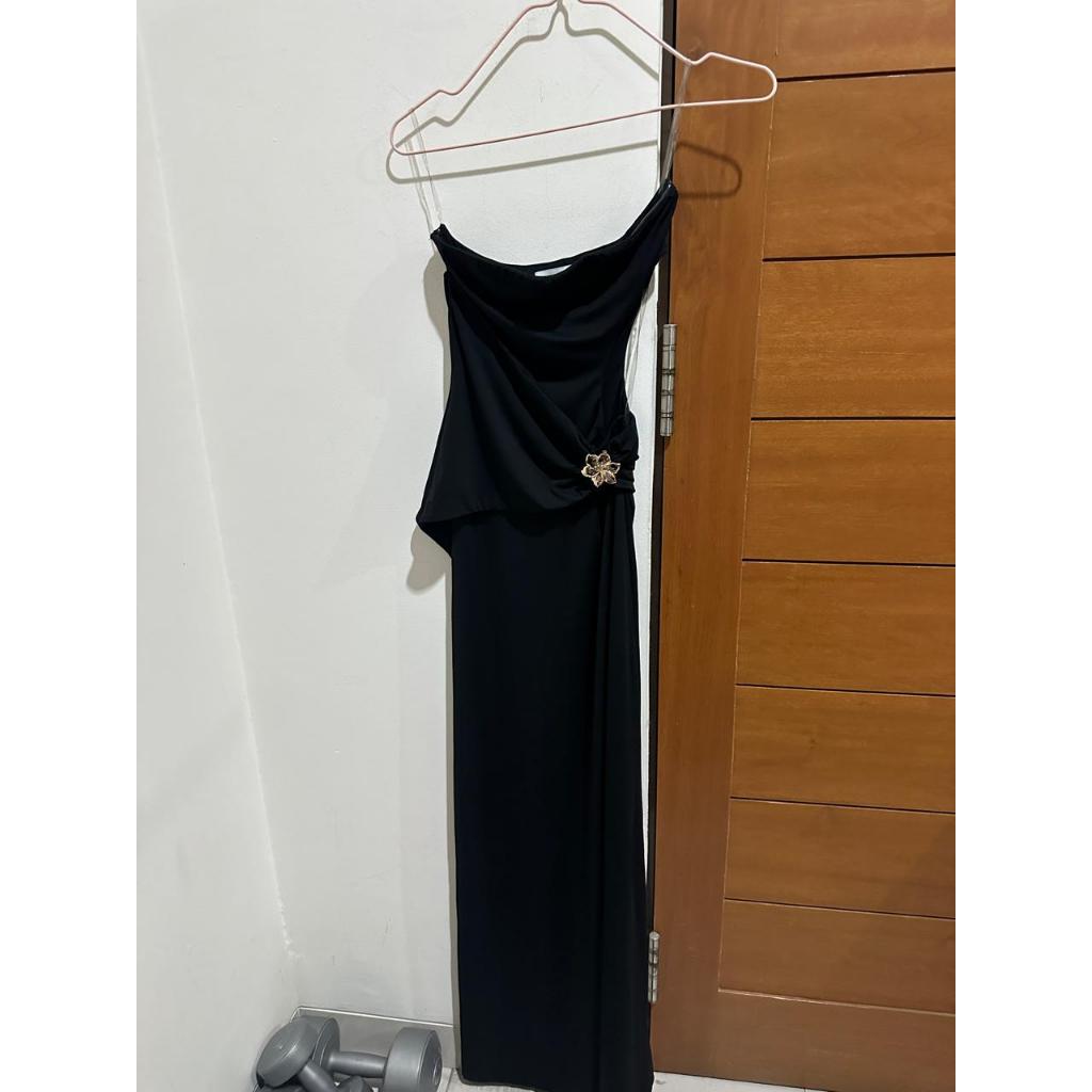 Peppermayo Anetta Maxi Dress - Black - Long Dress Glamour Prom Dress Gaun Panjang Elegant