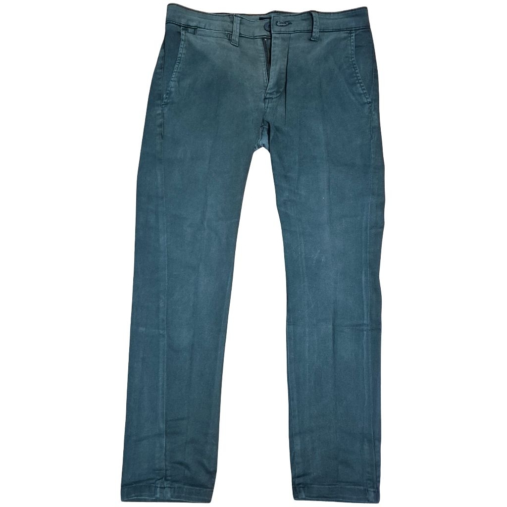 Celana Panjang Pria Nevada Size 30 Hijau Army Chino Second Murah