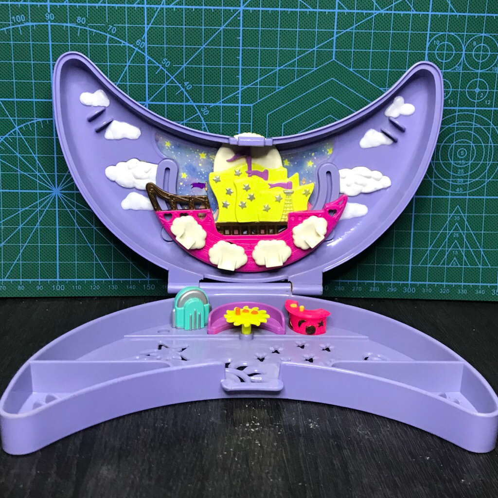 Polly Pocket Moonride Pencil Case Bluebird Toys 1996 Vintage Rare [PRELOVED]