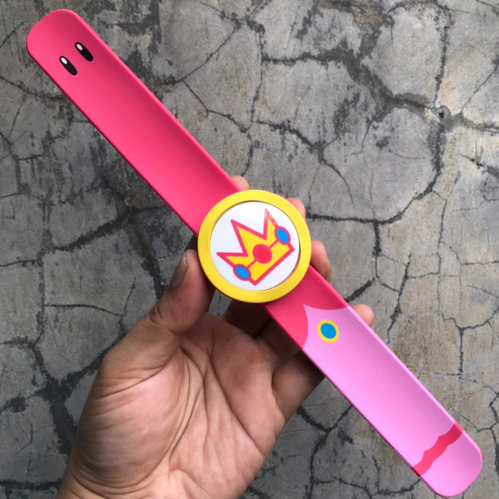 SUPER NINTENDO WORLD PRINCESS PEACH POWER UP BAND UNIVERSAL STUDIO - PRELOVED