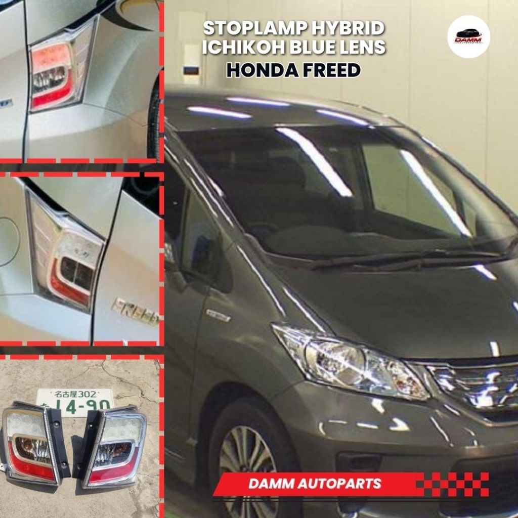 Original Stoplamp Honda Freed Hybrid Ichikoh Blue Lens LED
