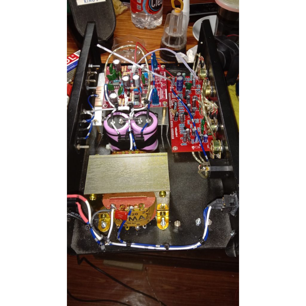 power amplifier rakitan 5 Amper USB bluetooth