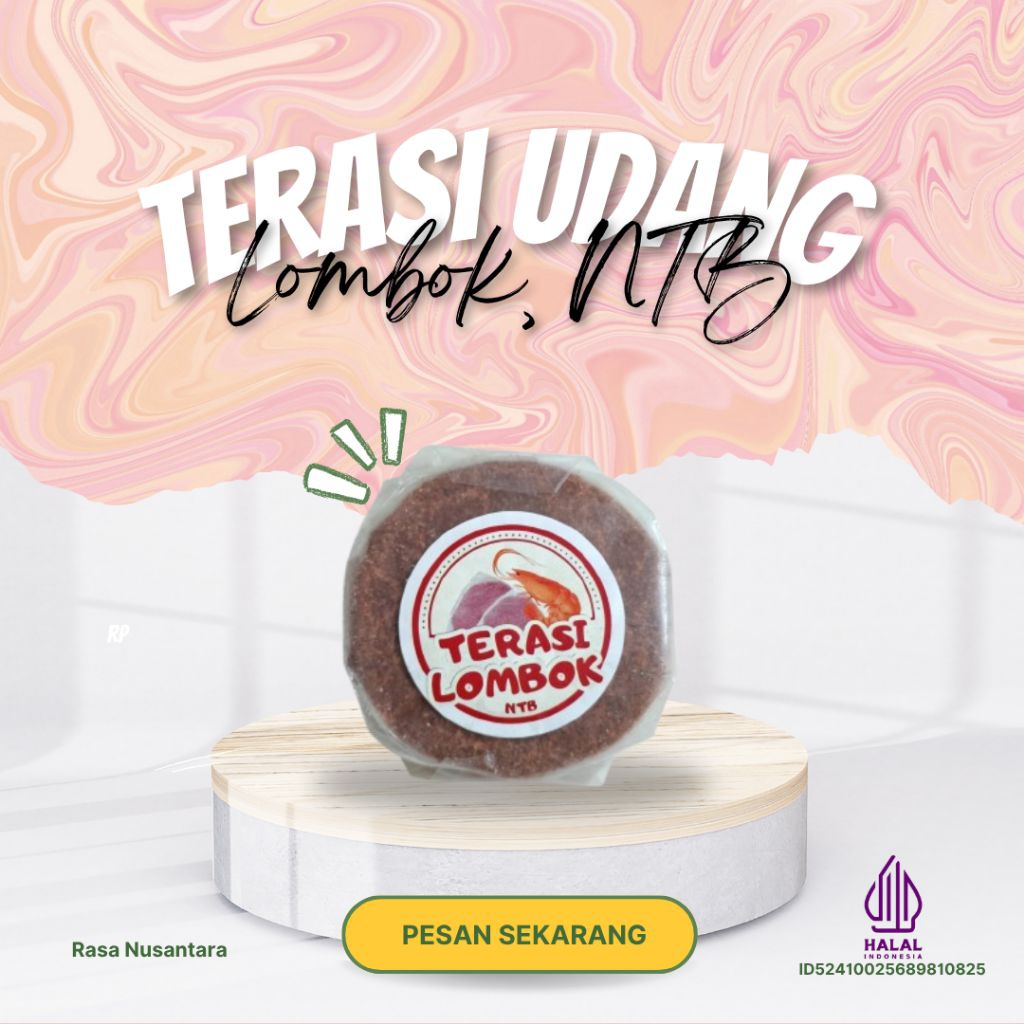 Terasi Asli Lombok, NTB | Terasi udang | Terasi oven | Terasi Enak dan Murah