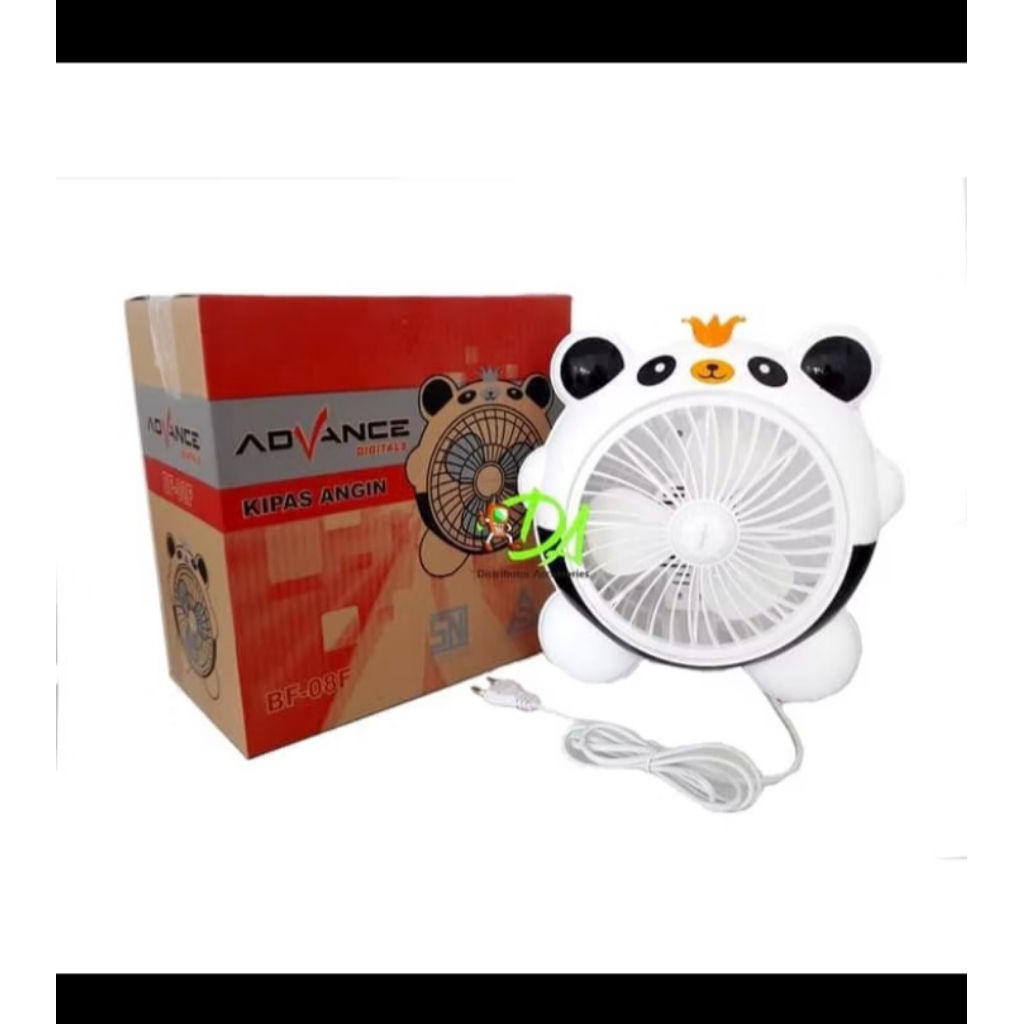 Kipas Karakter Panda 10 inch