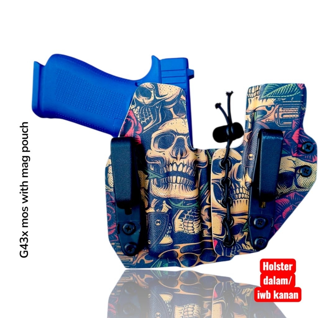 holster G43x / G43x mos iwb with mag pouch usa mardo kydex holster glock 43