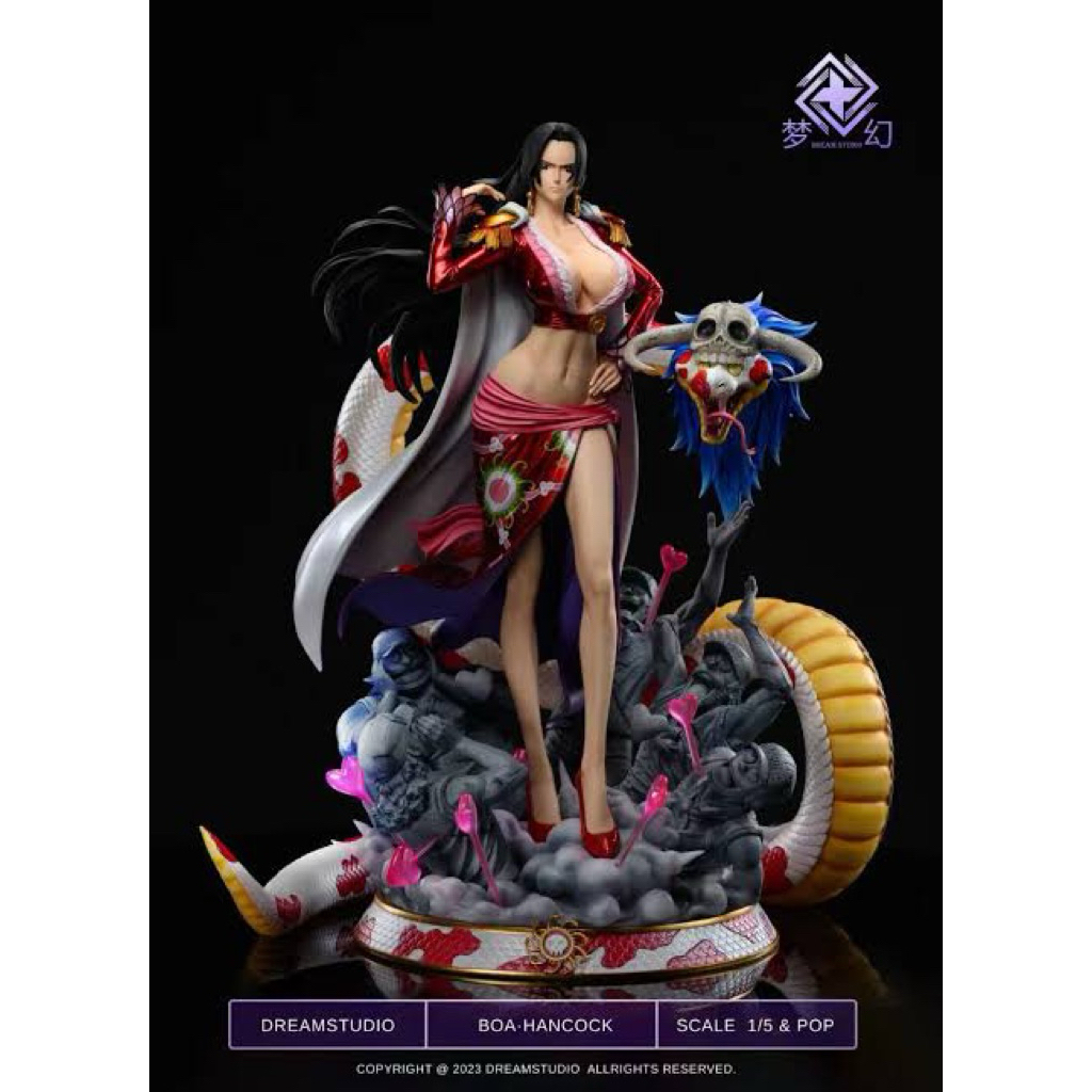 One Piece Dream Studio Boa Hancock dan Salome Resin Statue