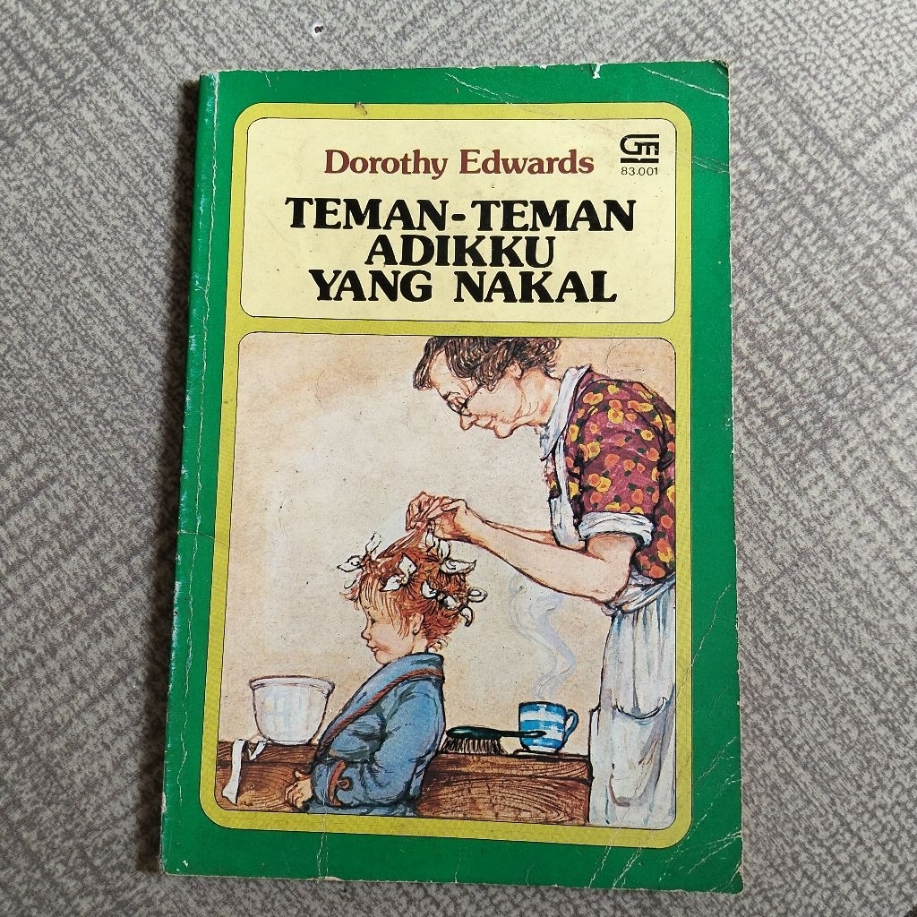 buku Dorothy Edwards Teman Teman adikku yang nakal 1984, ilustrasi Shirley Hughes, rare item