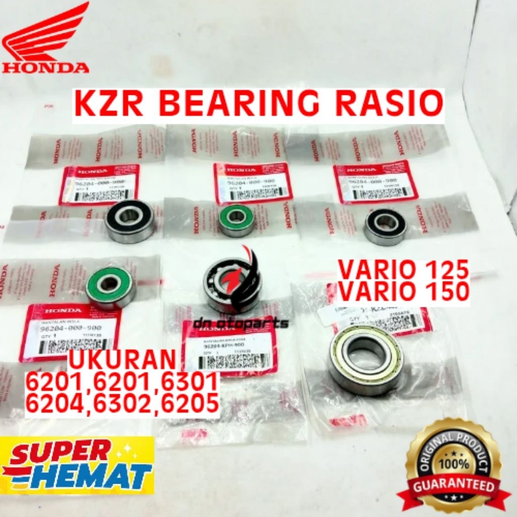 BEARING RASIO ORIGINAL HONDA KODE KZR BEARING RASIO VARIO 125, BEARING RASIO VARIO 150