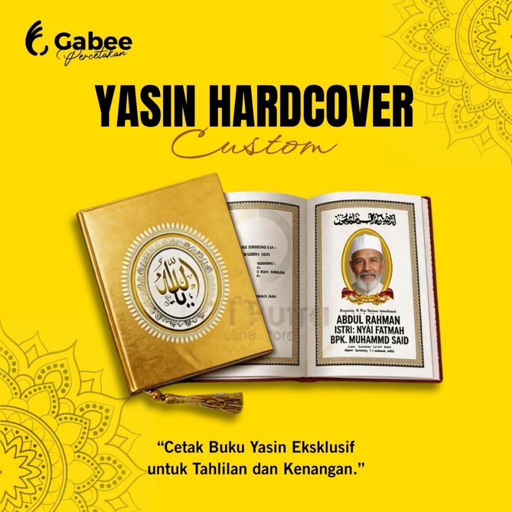 YASIN HARDCOVER CUSTOM DESAIN