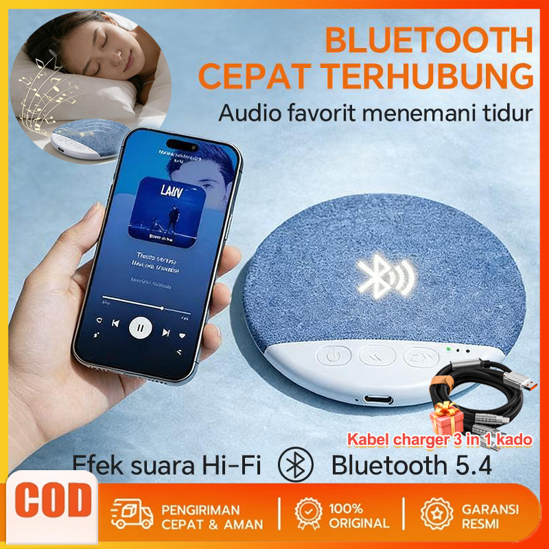 (Ada Bonus) X3 Pro Speaker Bluetooth Mini Tidur - White Noise Nature Sound, Soundbar Wireless Pemuta