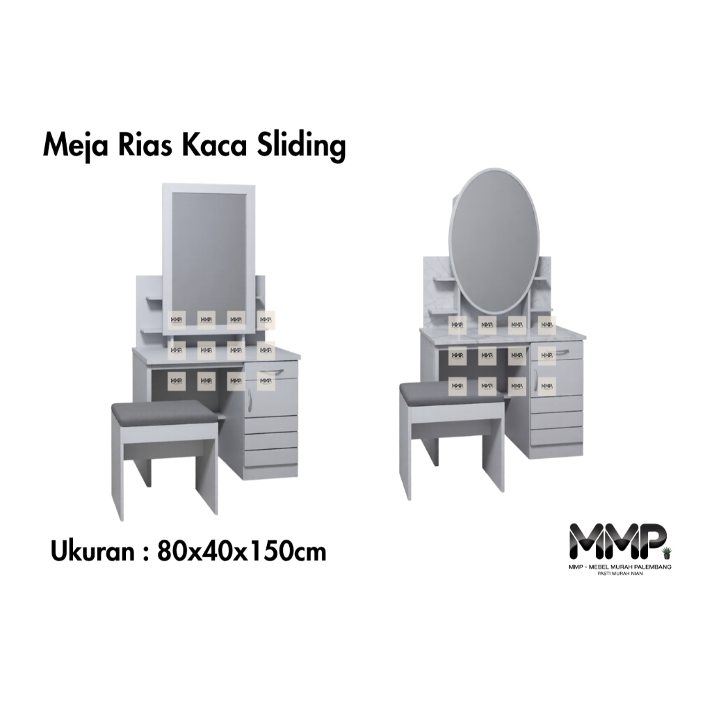 Meja Rias Olympic G-Star + Cermin KARIN VHIA / Meja Rias Minimalis Murah
