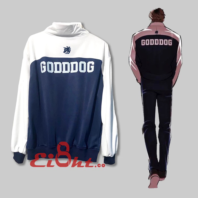 Jaket Tracktop Godddog Yohan For Fight Manhwa Korea Allied