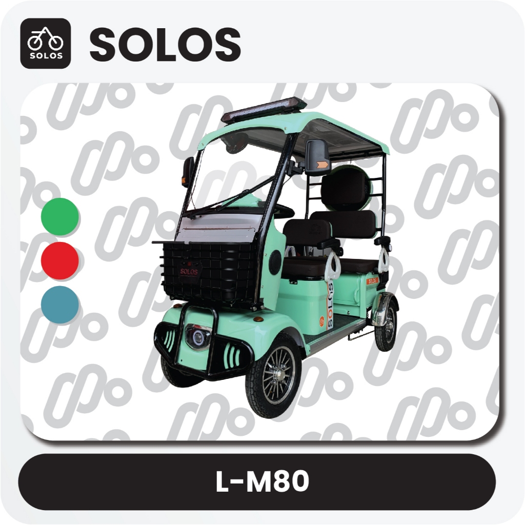 Motor Listrik Roda 4 Solos LM80 Cocok untuk Golf atau Wisata