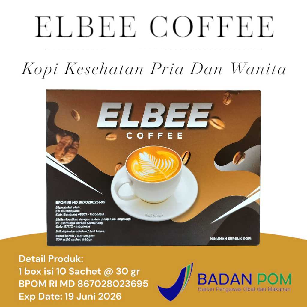 ELBEE KOPI RASA KHAS 1 BOX ISI 10 SACHET