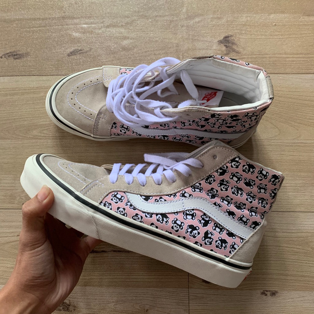 VANS SK8- HI ANAHEIM 38 DX PANDA PINK Size 40,5 / 26cm