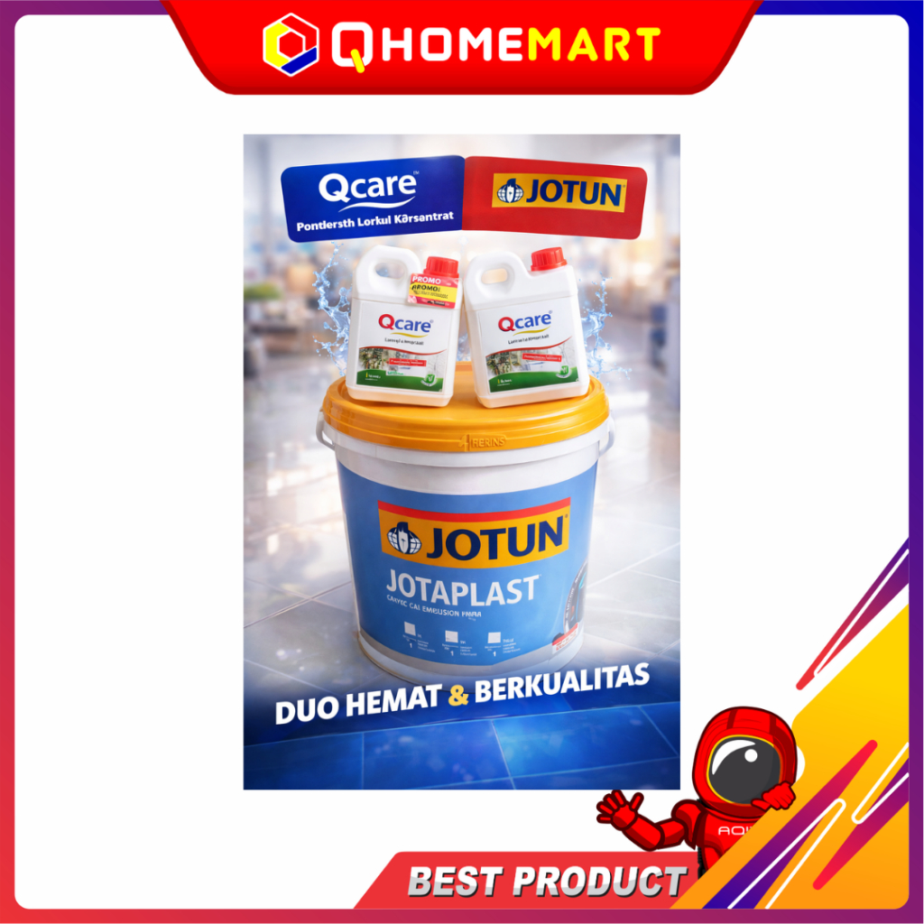 Qhomemart - Bundling JOTAPLAST BASE A 18LT ( Semua kode warna ) + FUNGICIDAL WASH 1KG ( 2 pcs )