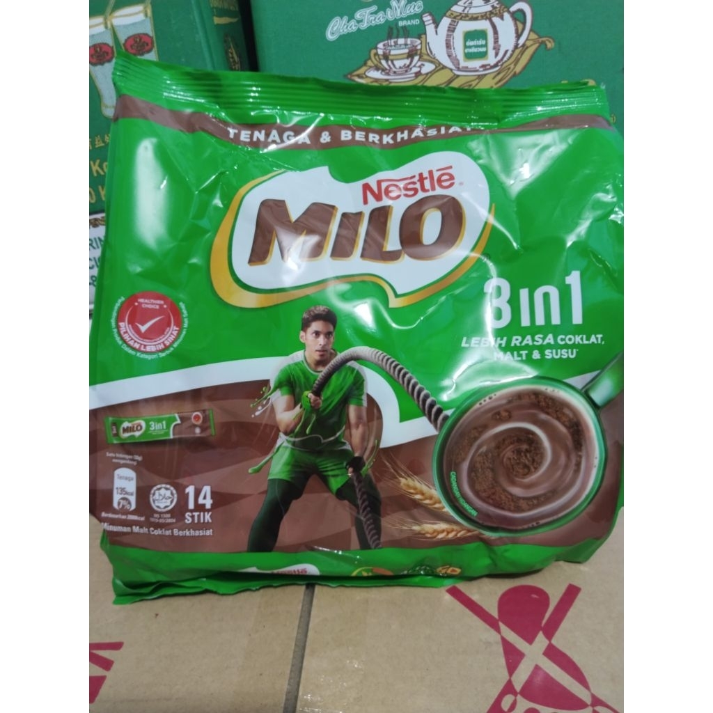 Minuman coklat sachet per dus