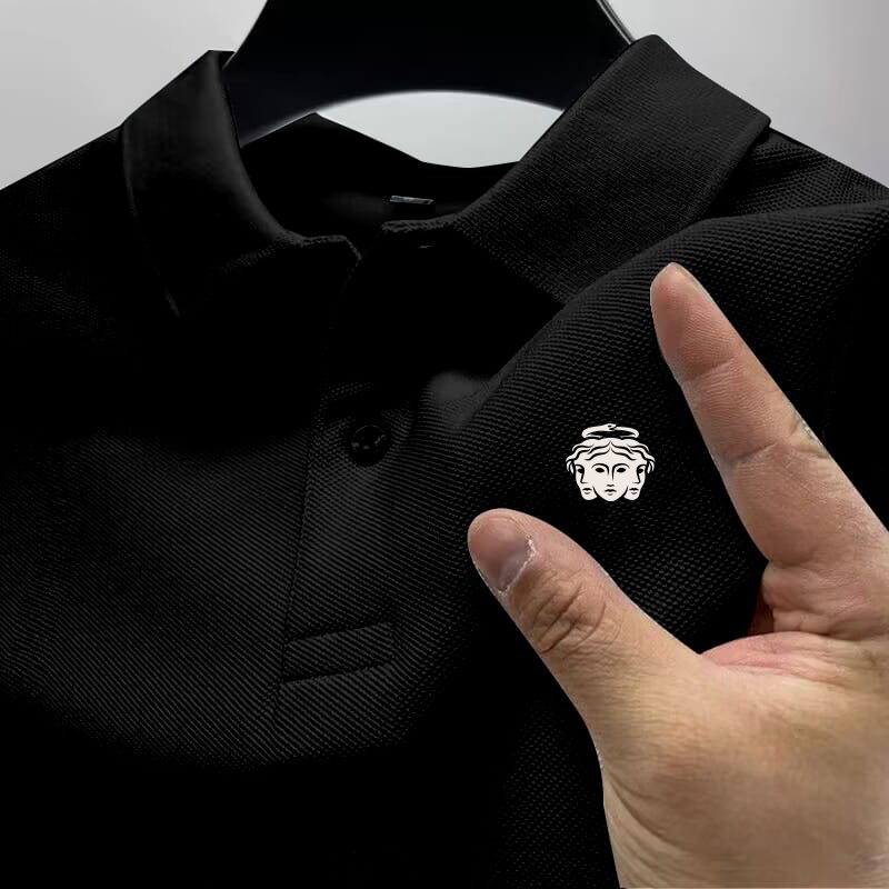 COD-BAJU KAOS KERAH PRIA WANGKI-ENZO-BAJU KAOS BERKERAH PRIA MOTIF SABLON LOGO ELEGAN-KAOS PRIA-KAOS
