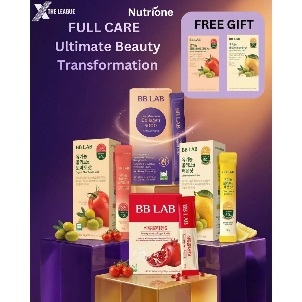 BB LAB Ultimate Beauty Transformation Full Care SET: Low Molecular Collagen 5000 + Pomegranate Colla