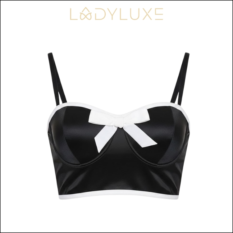 Ladyluxe - Br199 Tanktop | Tanktop Wanita Korea Model Pita Crop Top Wanita Sexy Bahan Satin Bra